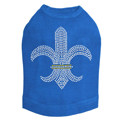 Fleur de Lis (Rhinestones & Nailheads) - Dog Tank