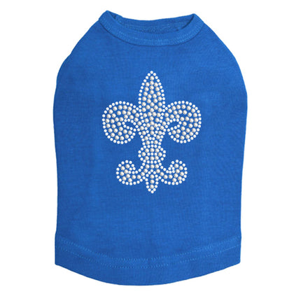 Fleur de Lis (Rhinestone & Rhinestuds) - Dog Tank