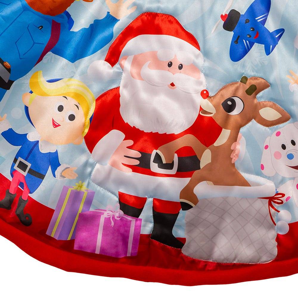 Kurt Adler 48-Inch Rudolph The Red Nose Reindeer® and Friends Tree Skirt