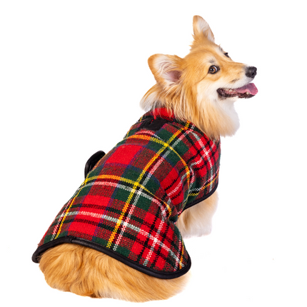 Scotty Plaid Dog Coat