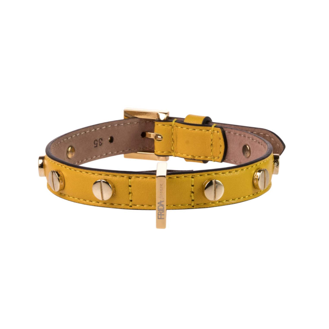 Stud Screw Sun Leather Collar