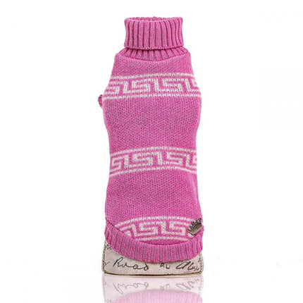 Sweater - Pink Greek Design