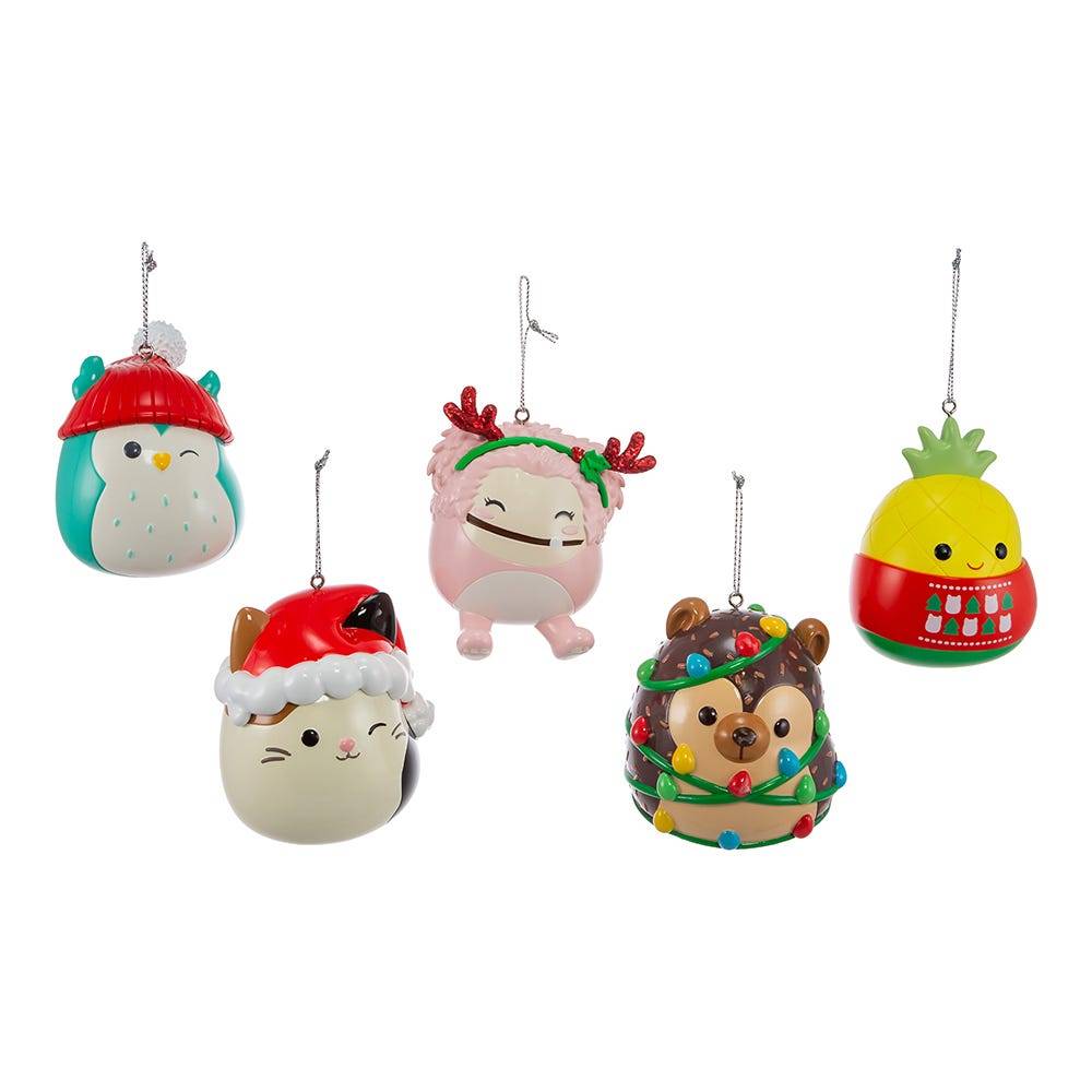 Squishmallows® Blow Mold Ornaments, 5 Assorted Set