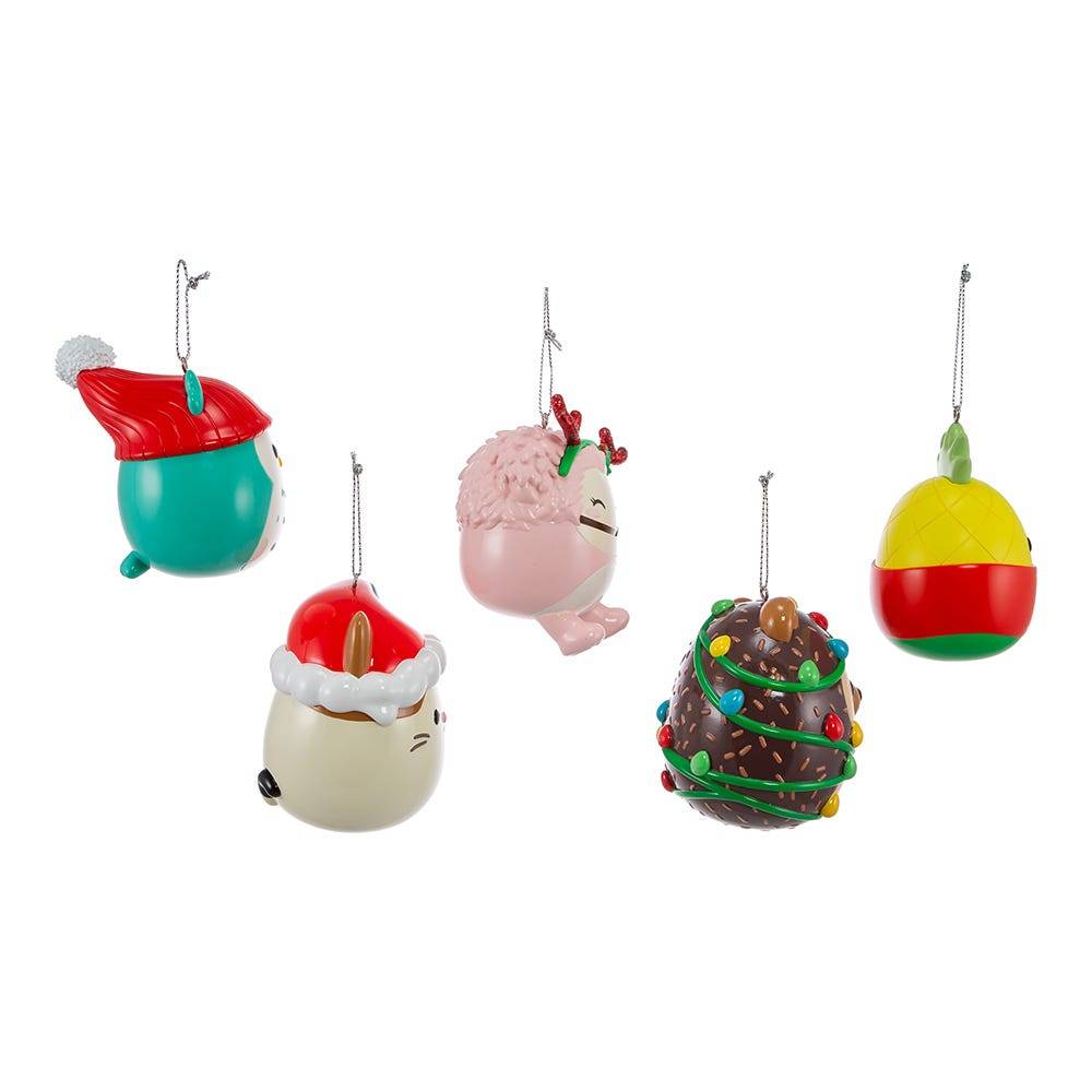 Squishmallows® Blow Mold Ornaments, 5 Assorted Set