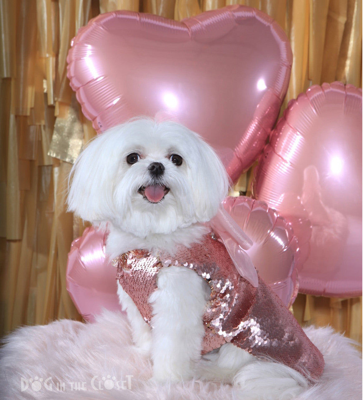 Pink Sparkle Sequin Dress