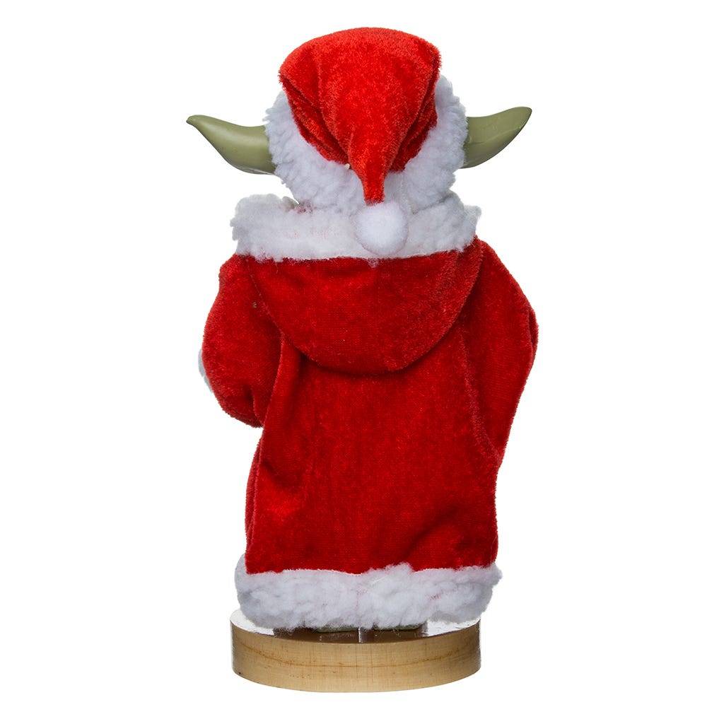 Kurt Adler 9-Inch Yoda in Santa Robe Nutcracker