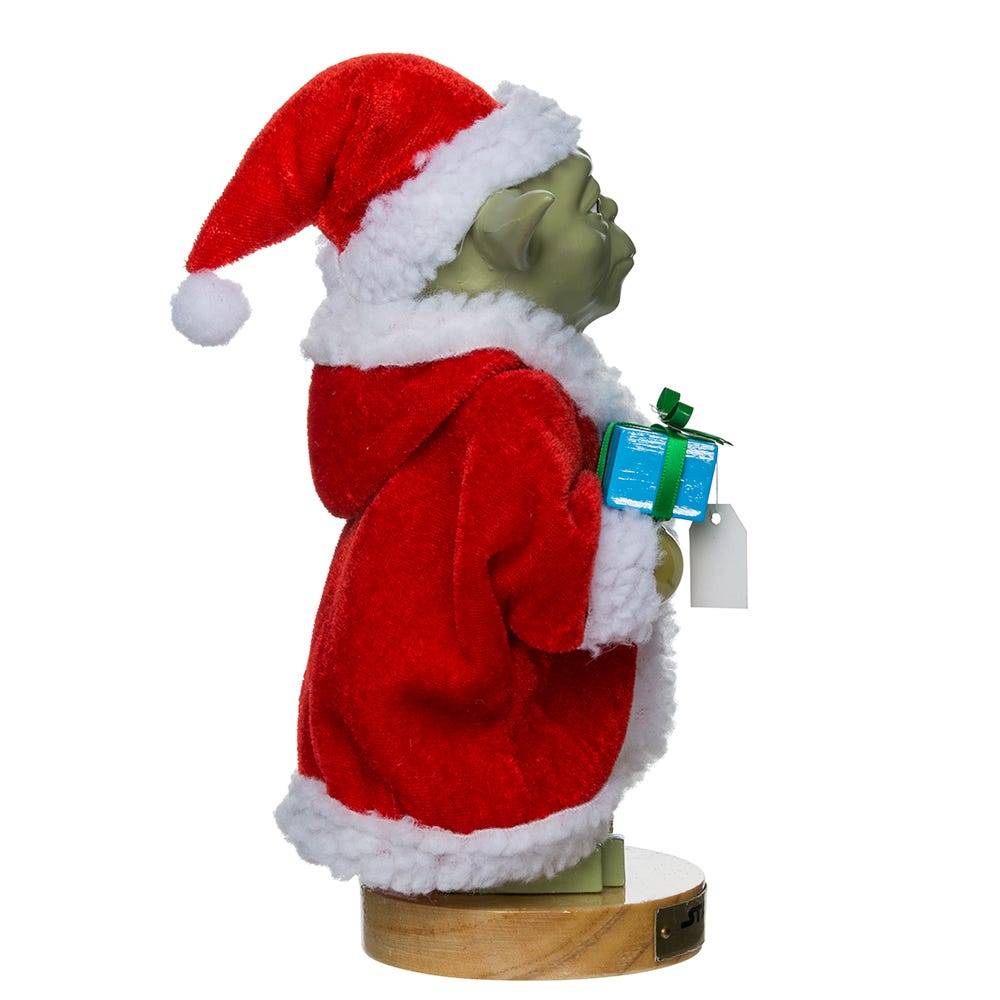 Kurt Adler 9-Inch Yoda in Santa Robe Nutcracker