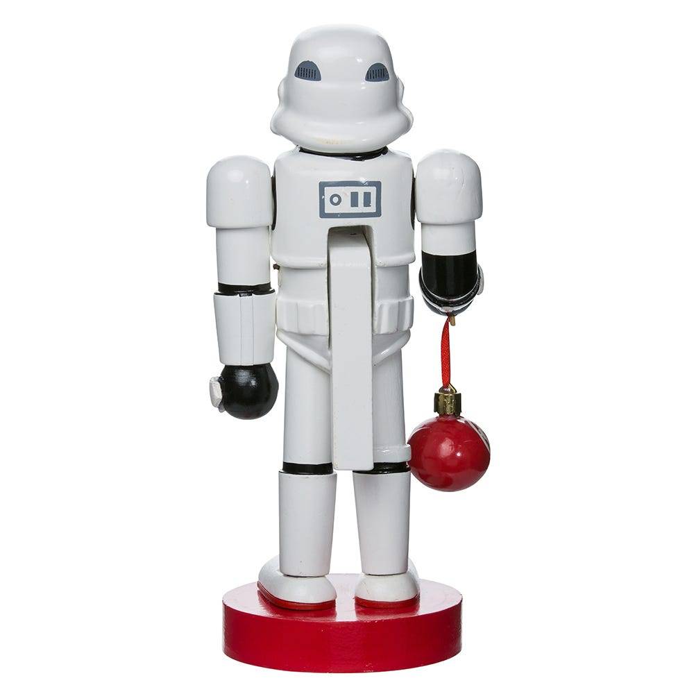 Kurt Adler 9.5-Inch Stormtrooper with Ball Ornament Nutcracker