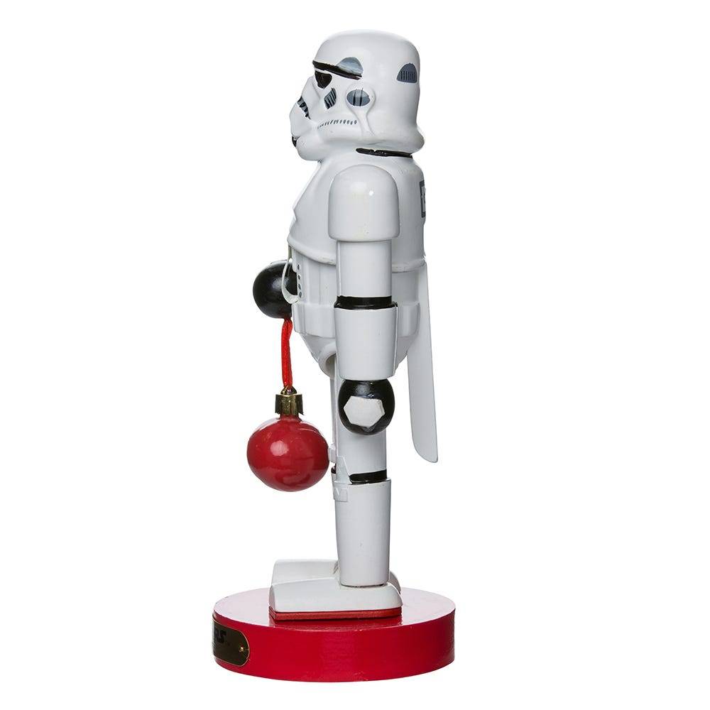 Kurt Adler 9.5-Inch Stormtrooper with Ball Ornament Nutcracker