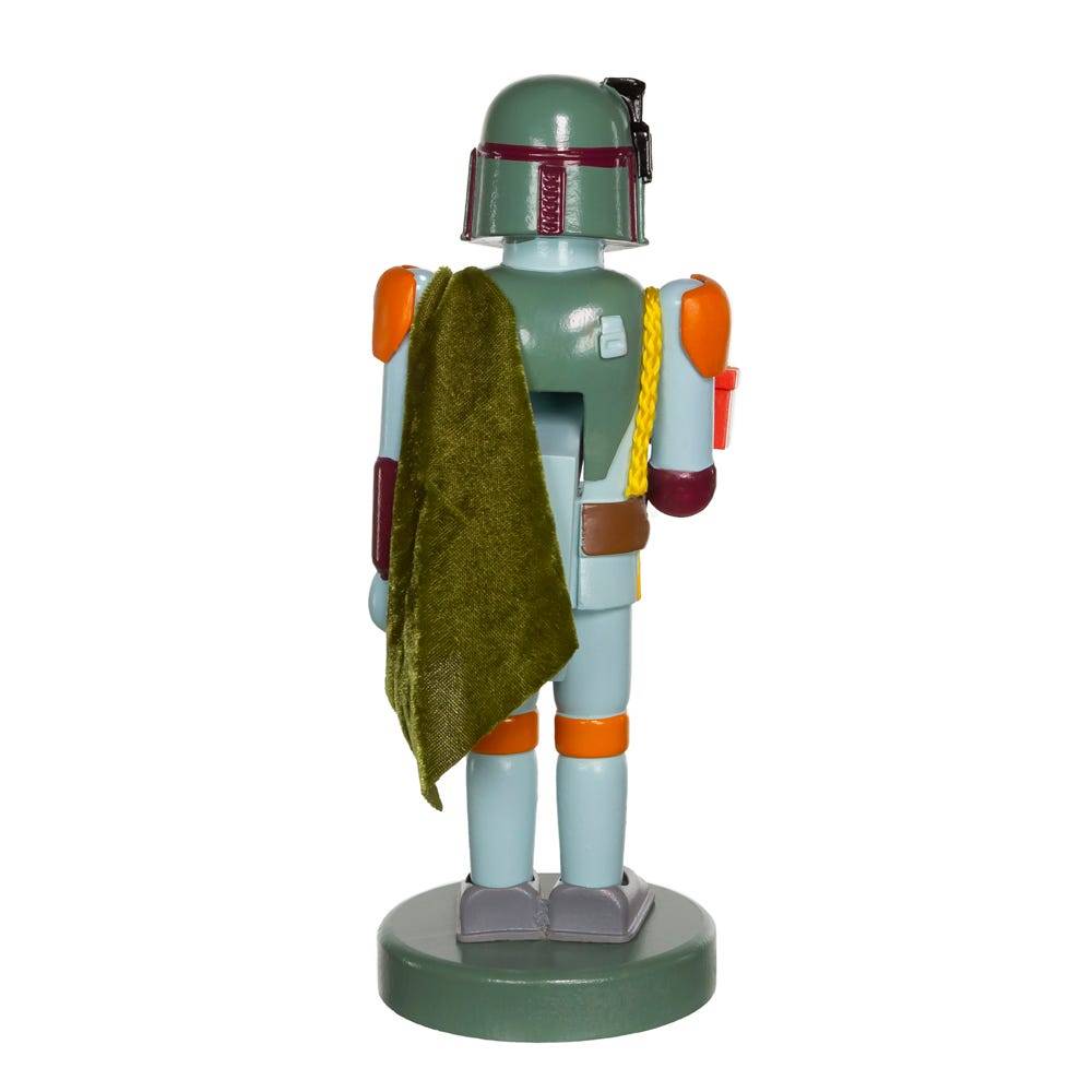 Kurt Adler 10-Inch Star Wars Boba Fett With Present Nutcracker