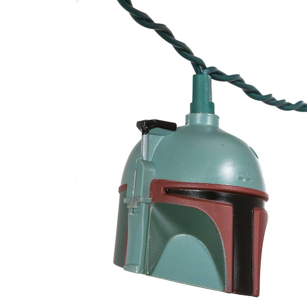 Kurt Adler 10-Light Boba Fett Helmet Light Set