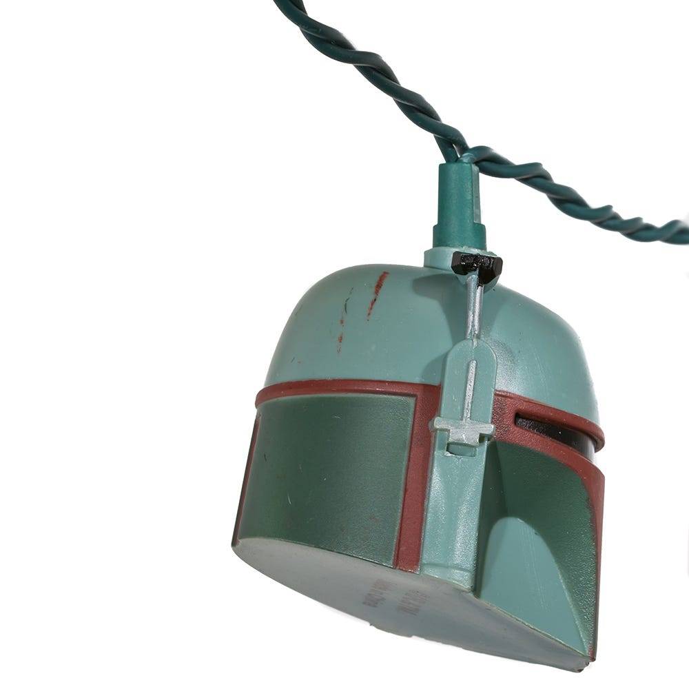 Kurt Adler 10-Light Boba Fett Helmet Light Set