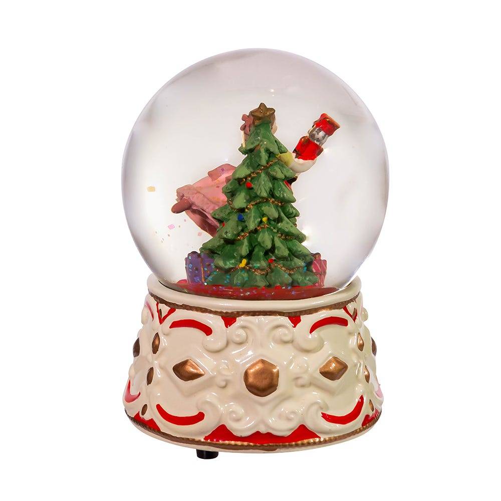 Kurt Adler 5.5-Inch Clara with Nutcracker Musical Water globe