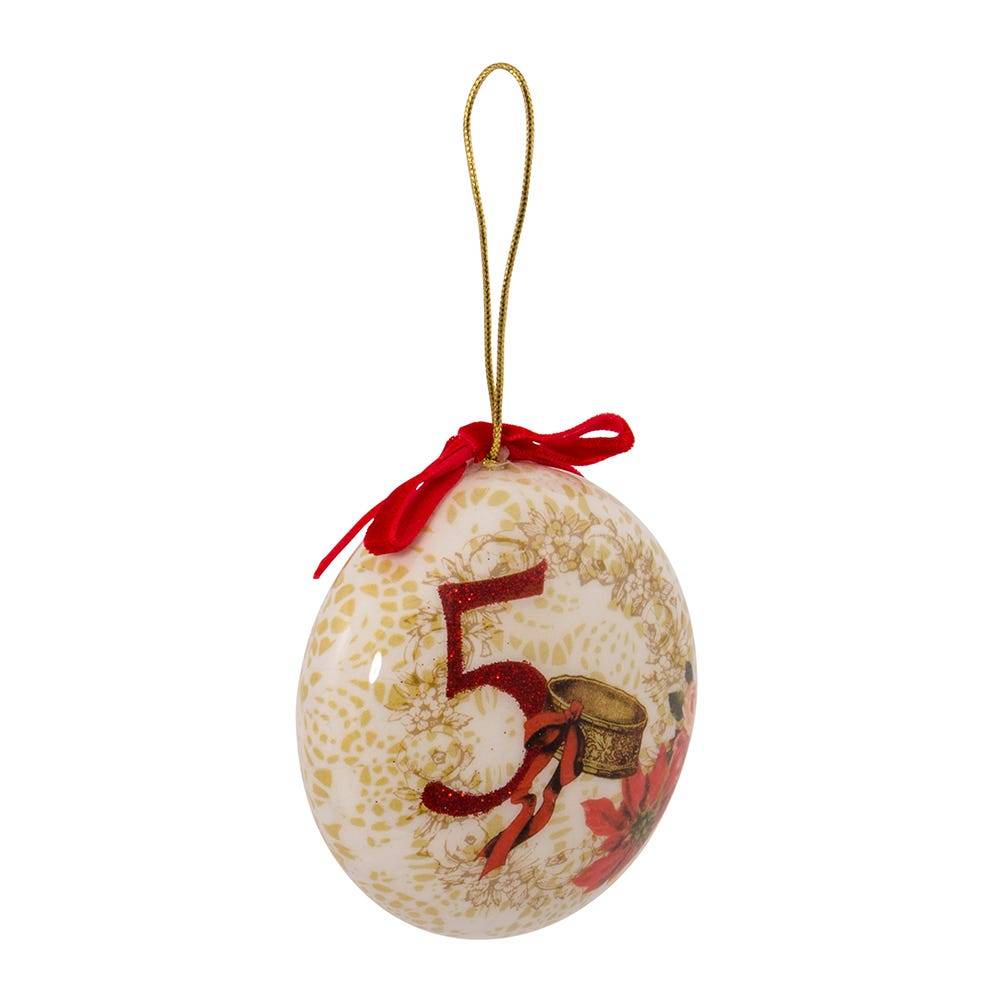 Kurt Adler 85mm Decoupage Ball Ornament Set of 12