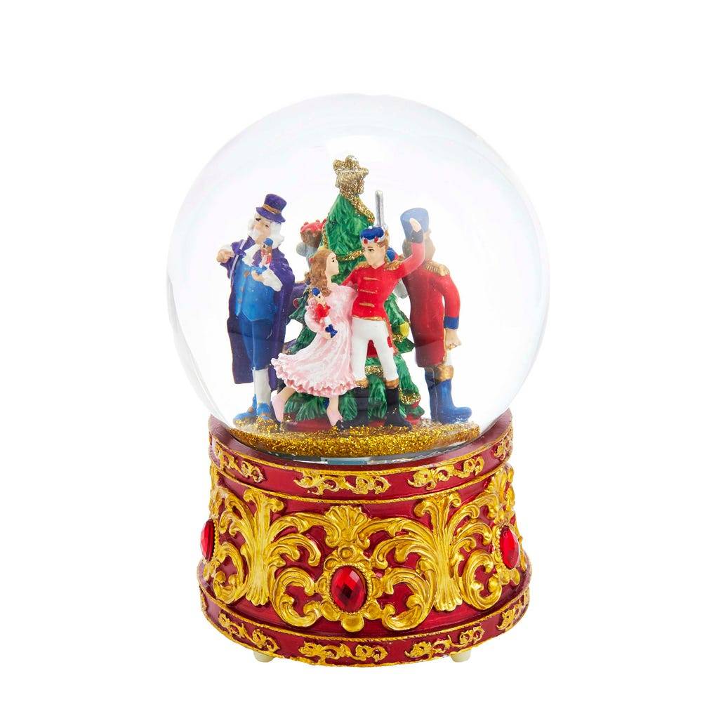 Kurt Adler 120MM Musical Lighted Nutcracker Water Globe