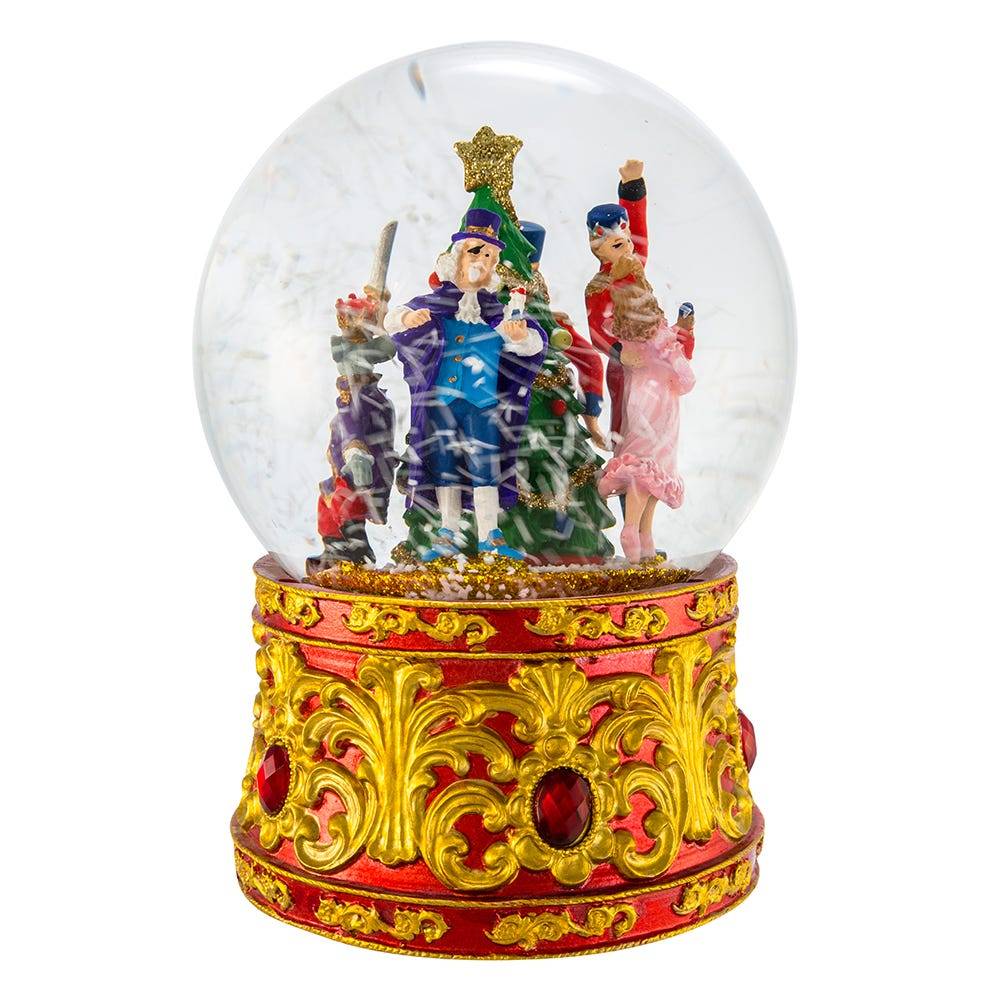 Kurt Adler 120MM Musical Lighted Nutcracker Water Globe