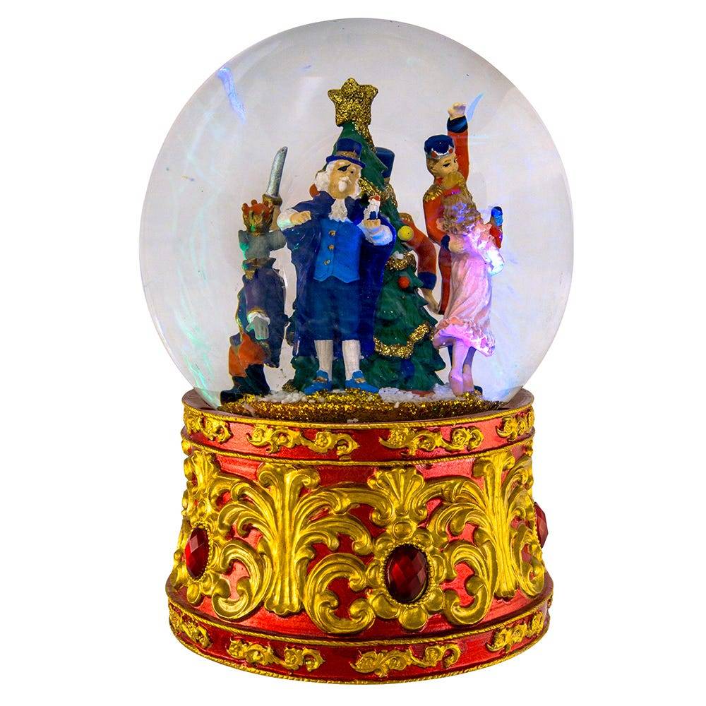 Kurt Adler 120MM Musical Lighted Nutcracker Water Globe