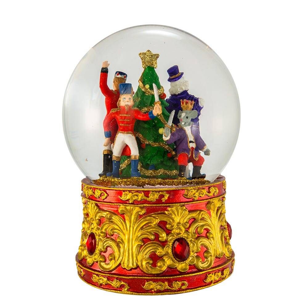 Kurt Adler 120MM Musical Lighted Nutcracker Water Globe