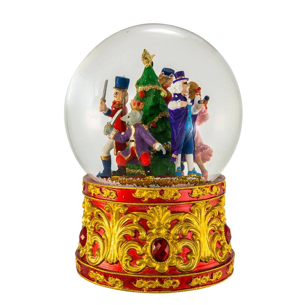 Kurt Adler 120MM Musical Lighted Nutcracker Water Globe