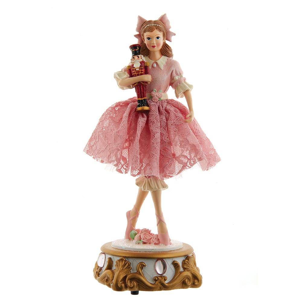 Kurt Adler 11.25-Inch Clara Ballet Nutcracker Musical Deco