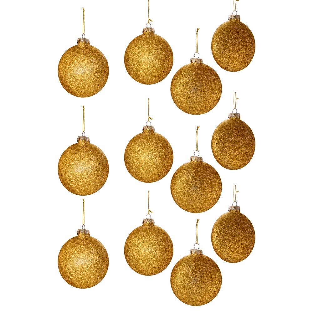 Kurt Adler 80MM Glass Zodiac Ornaments, Set of 12