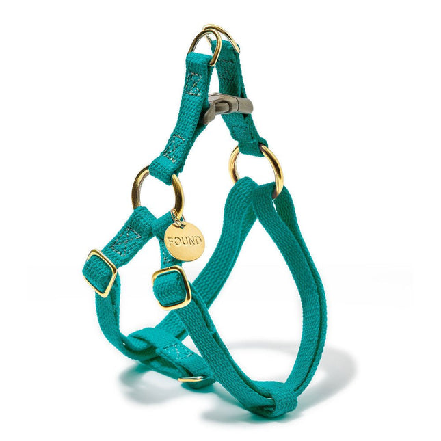 Teal Cotton Cat & Dog Harness