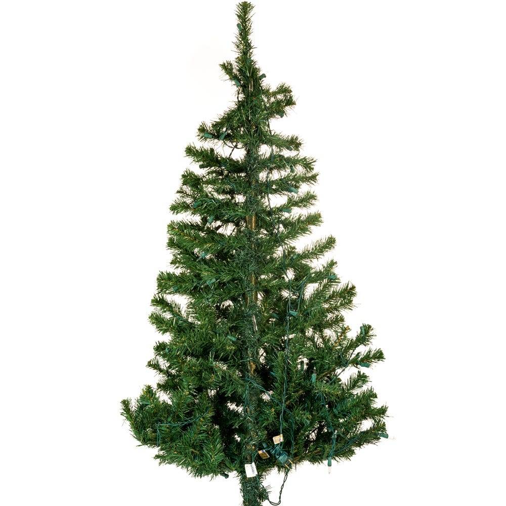 Kurt Adler 48-Inch Pre-Lit Norway Pine Wall Tree