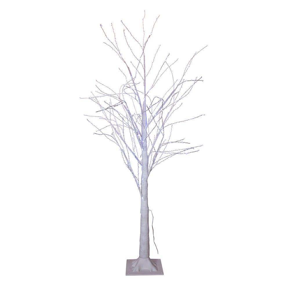 Kurt Adler 4-Foot Winter White Twig Tree with 500 Cool White Lights