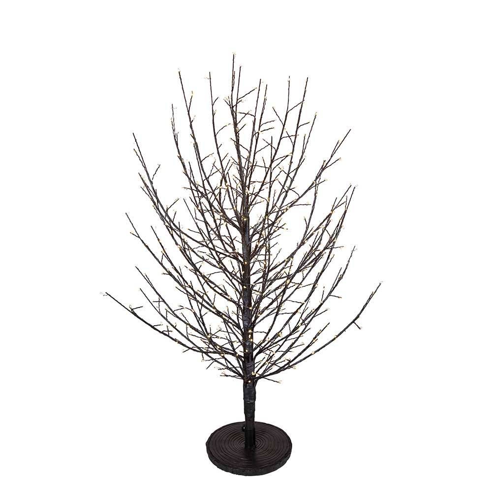 Kurt Adler 3-Foot Dark Brown Twig Tree with 500 Warm White Cluster Lights