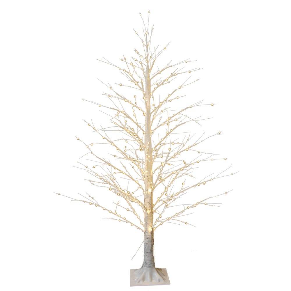 Kurt Adler 5-Foot White Birch Twinkle Warm White Fairy LED Twig Tree