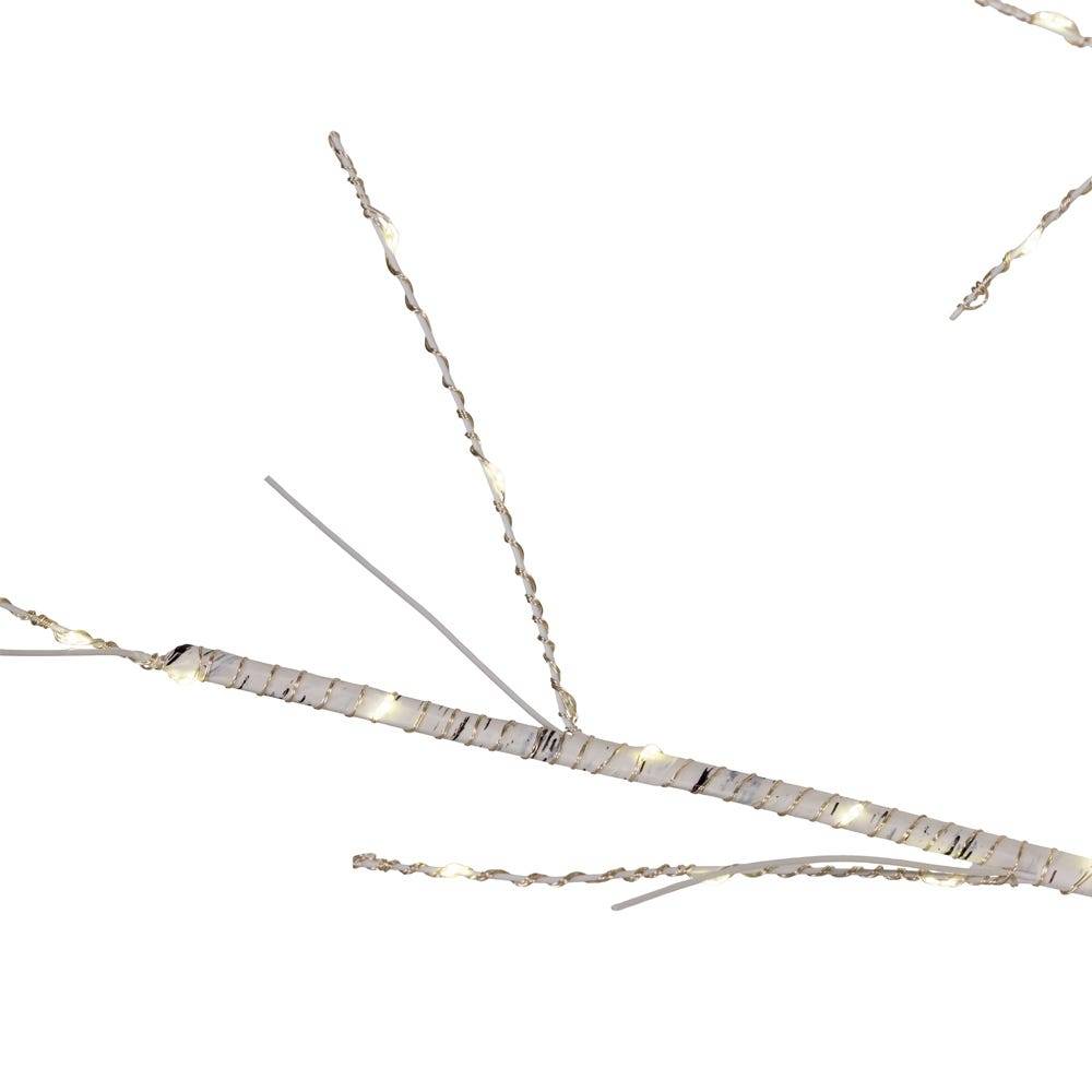 Kurt Adler 5-Foot White Birch Twinkle Warm White Fairy LED Twig Tree