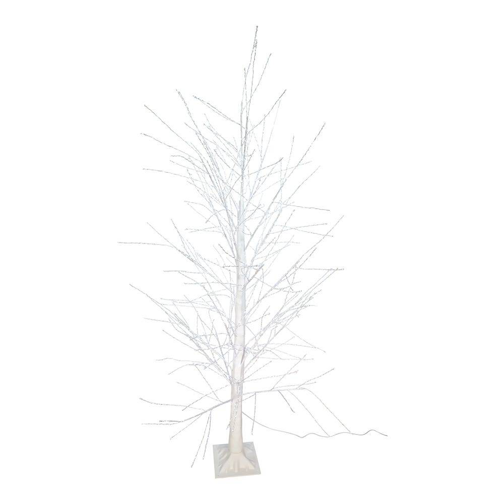 Kurt Adler 6-Foot Winter White Twig Tree and 1300 Cool White Fairy LED Lights