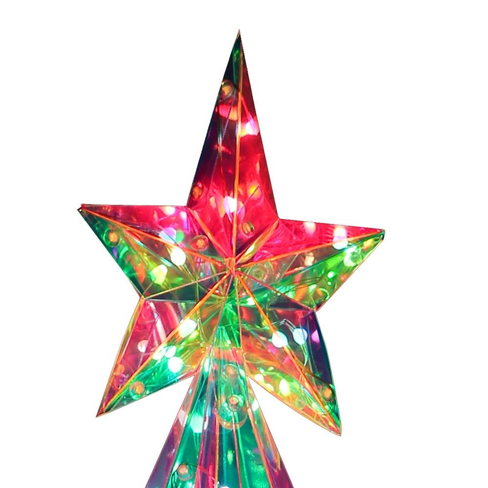 Kurt Adler 25.5-Inch Pre-Lit Multifunction RGB Smart Holographic Christmas Tree