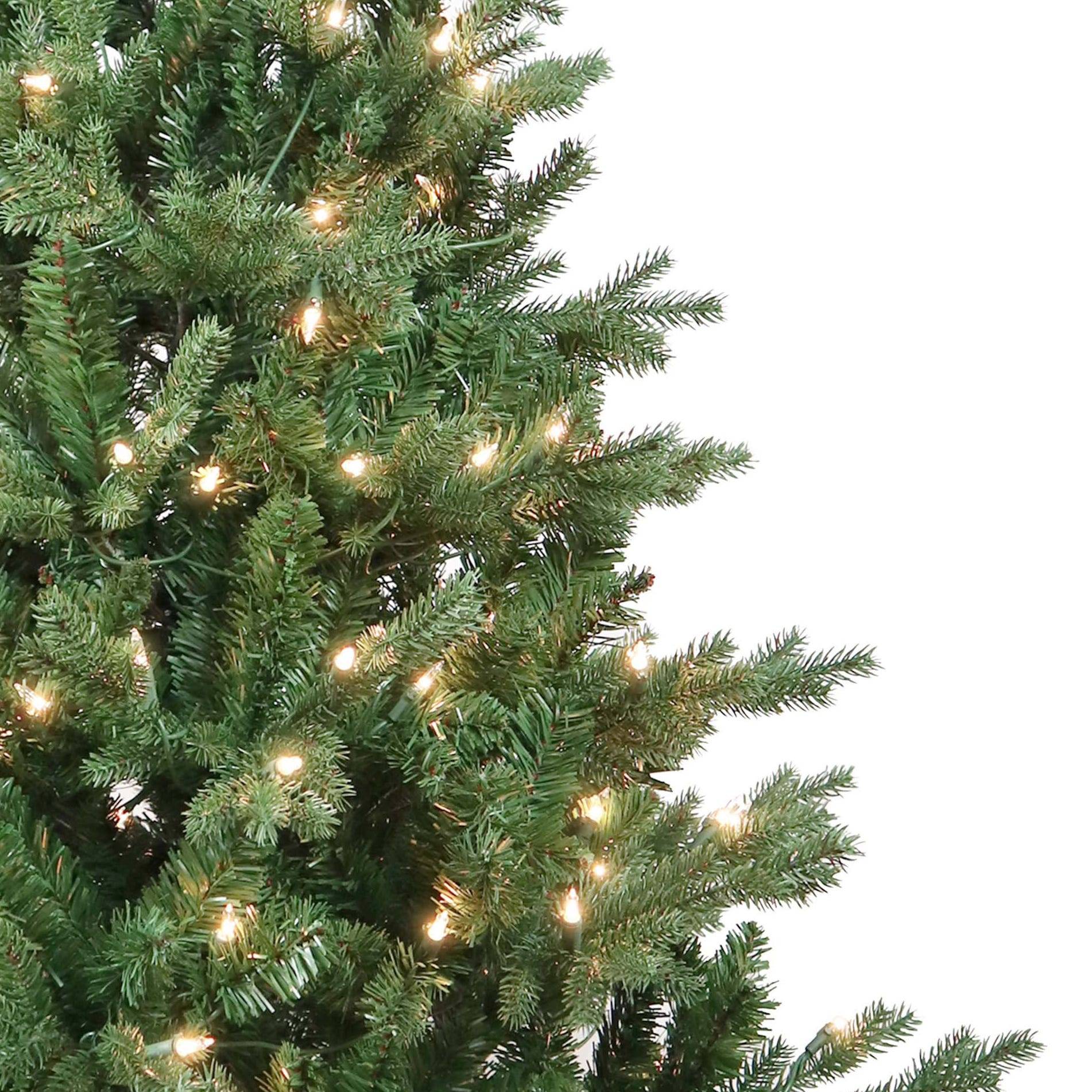 Kurt Adler 4.5-Foot Pre-Lit Clear Incandescent Jackson Pine Tree