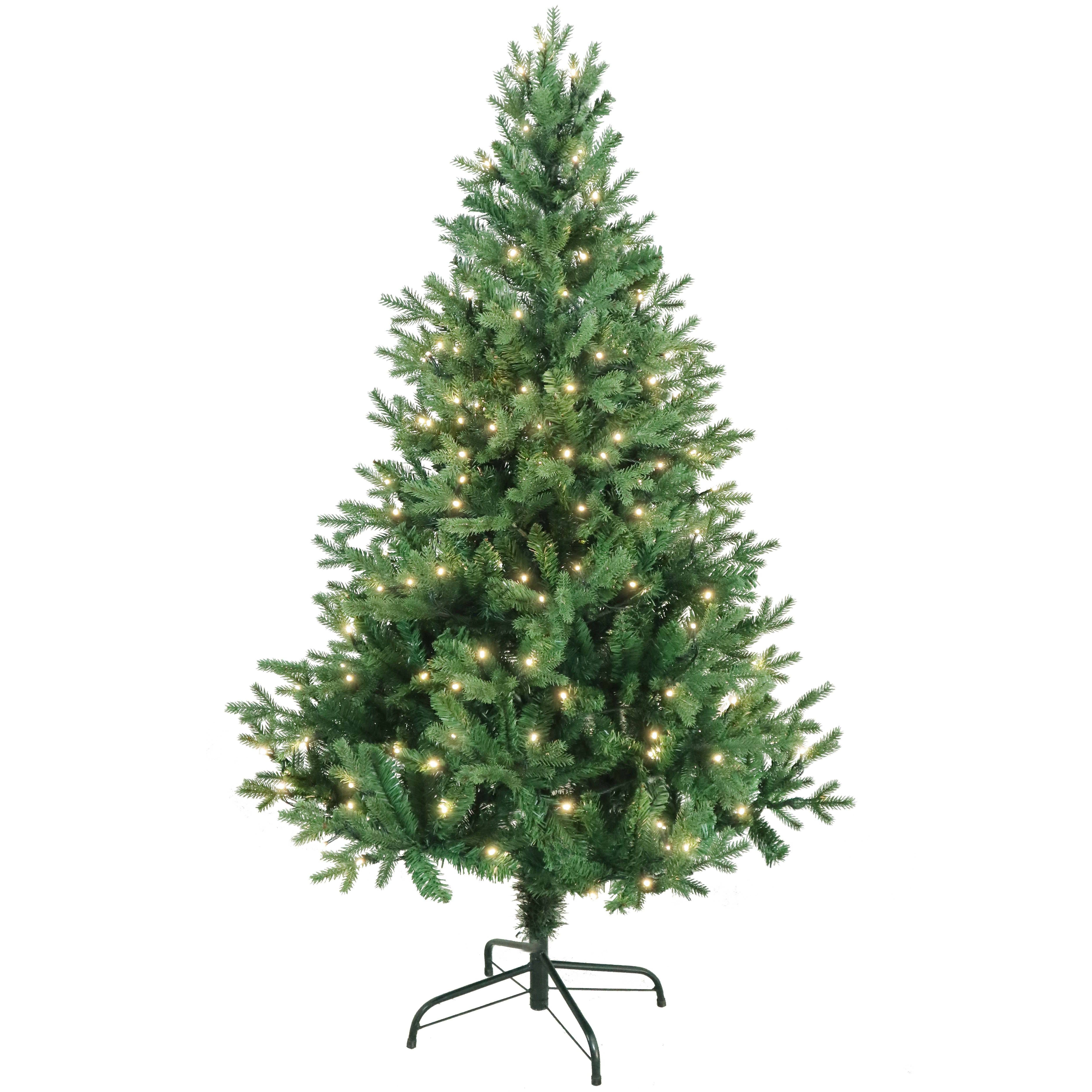 Kurt Adler 5-Foot Warm White LED Jackson Pine Tree