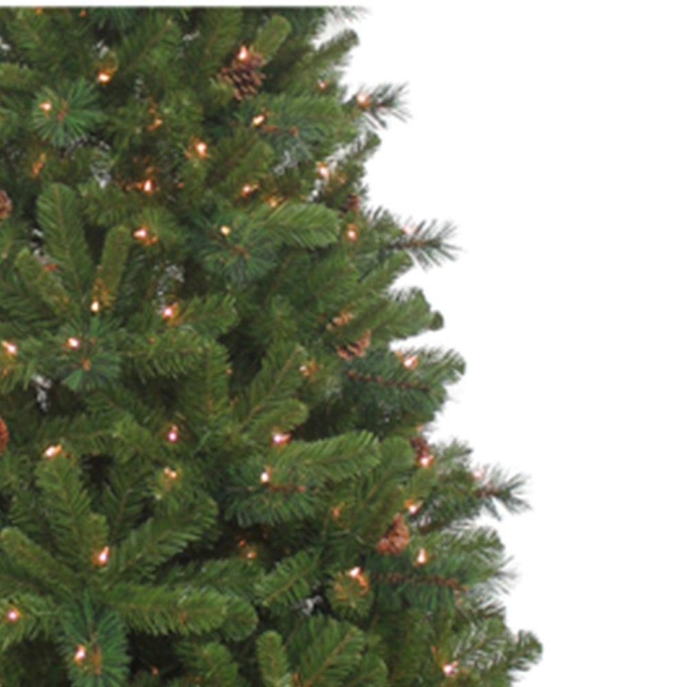 Kurt Adler 7.5-Foot Pre-Lit Clear Burlington Spruce