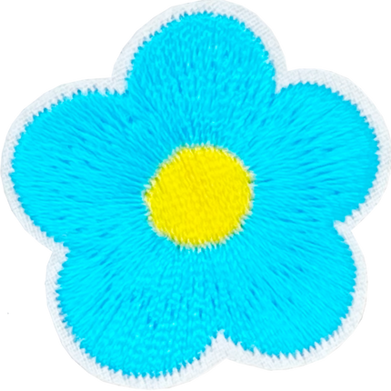 Small 5 Petal Flower (Turquoise) - Patch