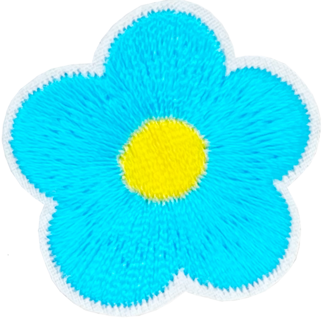 Small 5 Petal Flower (Turquoise) - Patch