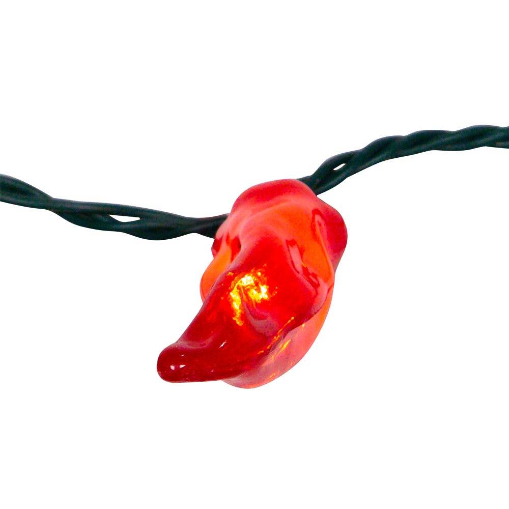 Kurt Adler UL 10-Light Red Chili Pepper Light Set