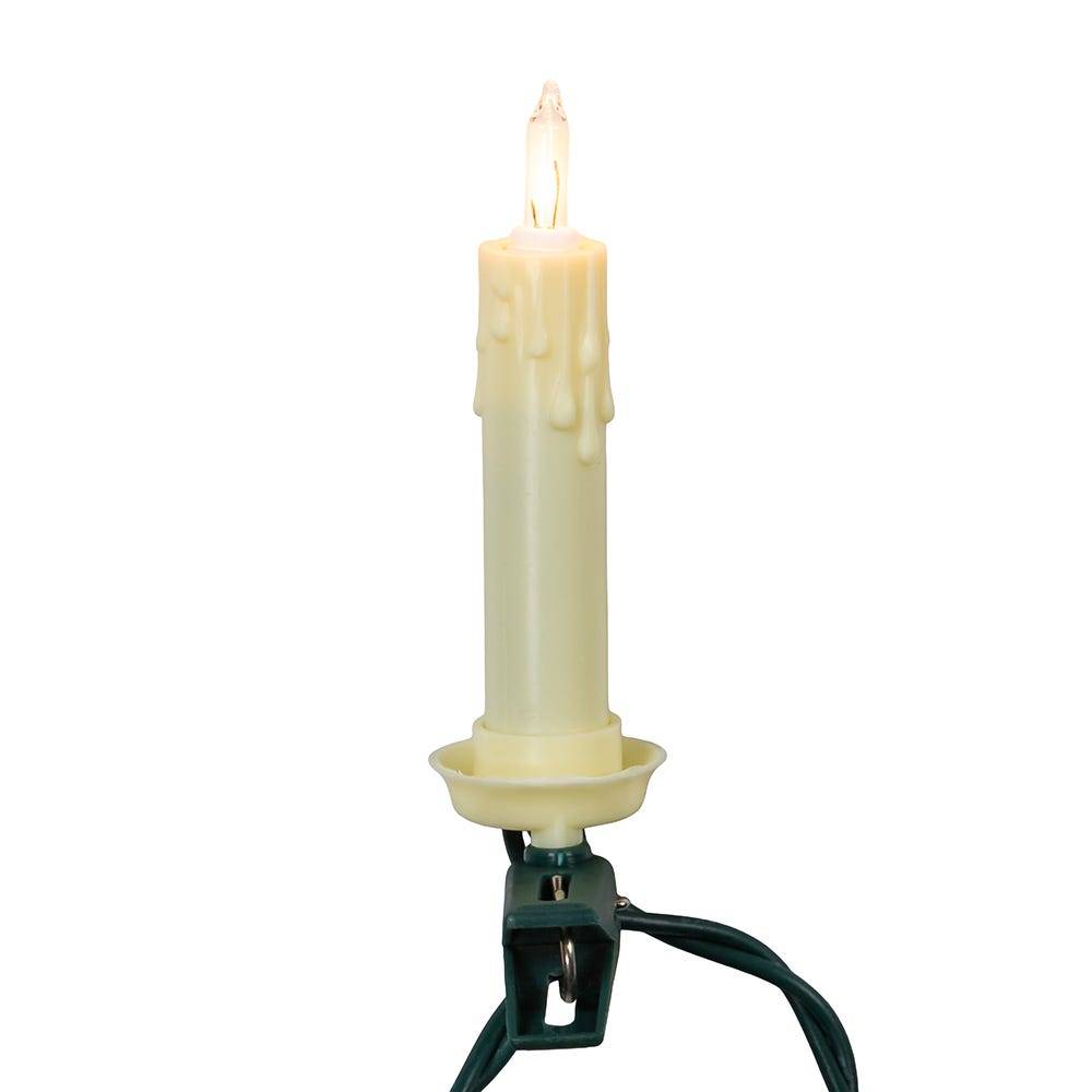 Kurt Adler 10-Light Clip-On Candle Light Set