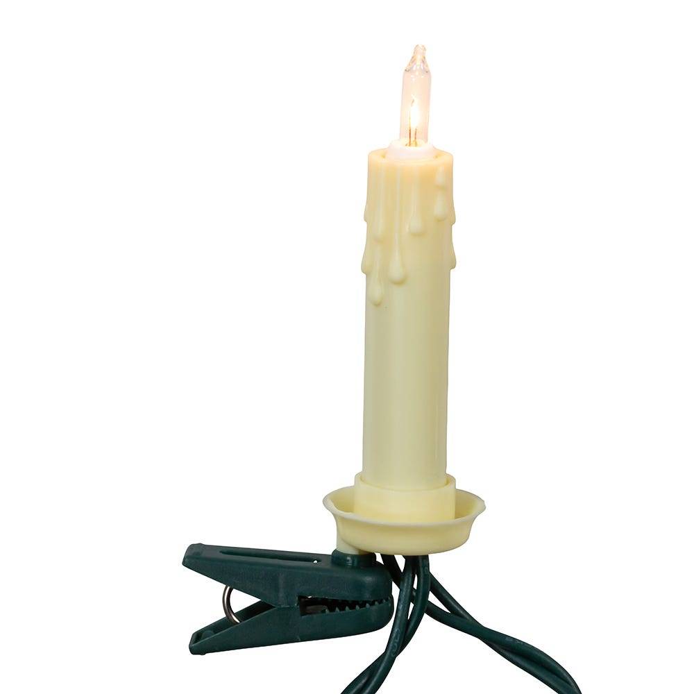 Kurt Adler 10-Light Clip-On Candle Light Set