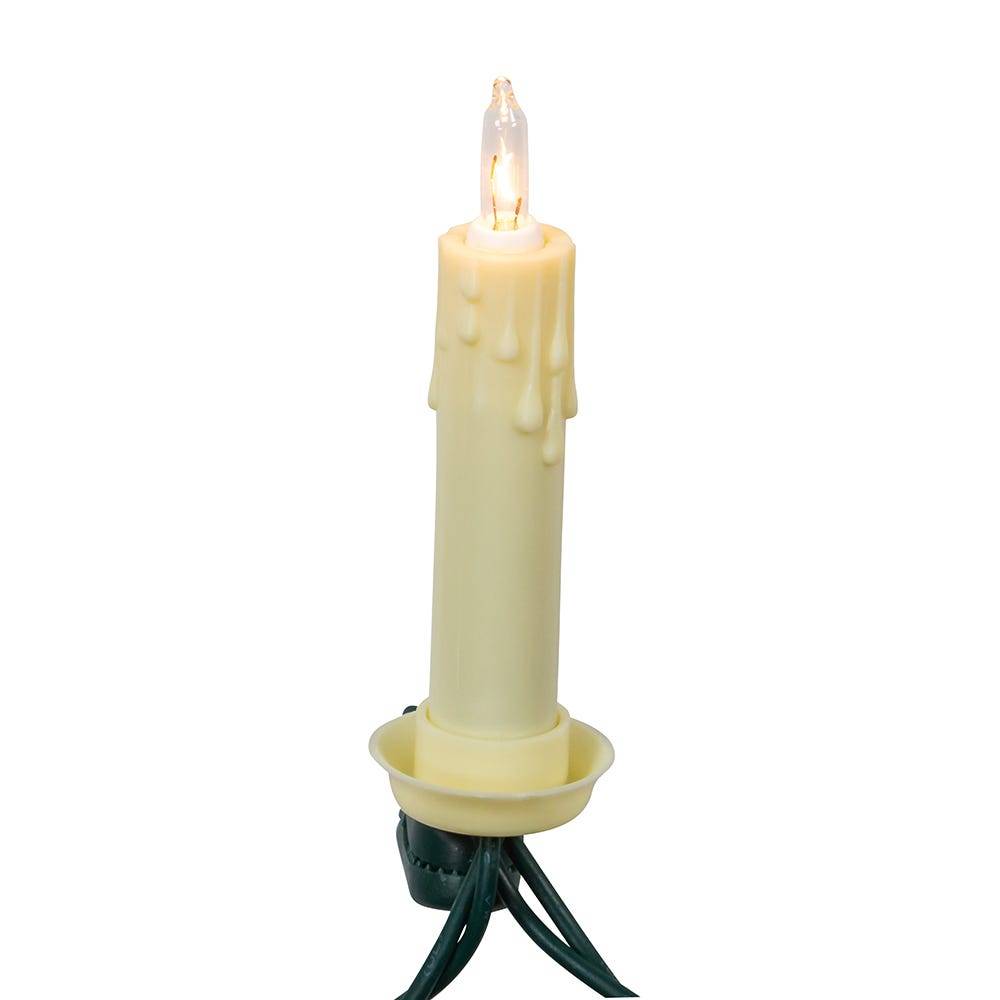 Kurt Adler 10-Light Clip-On Candle Light Set