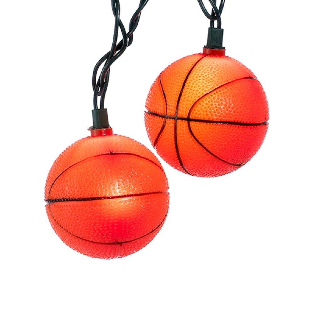 Kurt Adler 10-Light Basketball Light Set