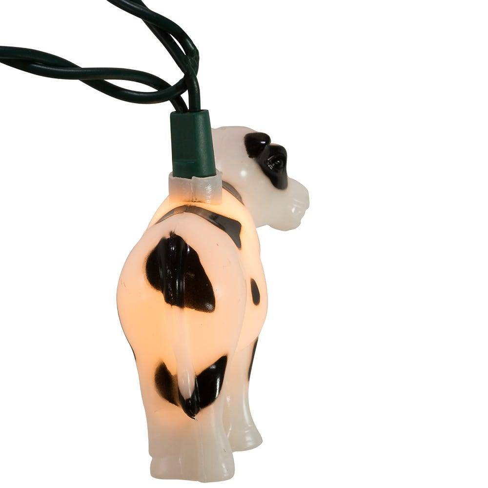 Kurt Adler 10-Light Cow Light Set