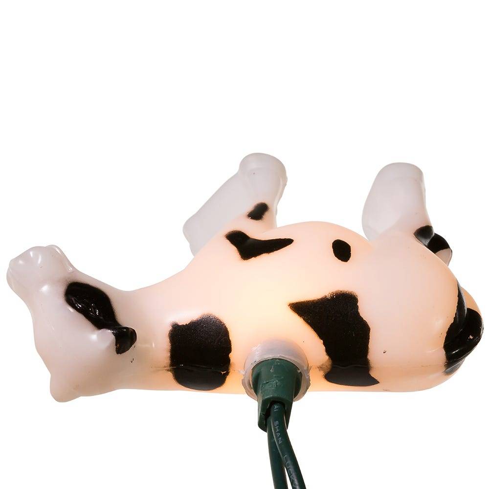 Kurt Adler 10-Light Cow Light Set