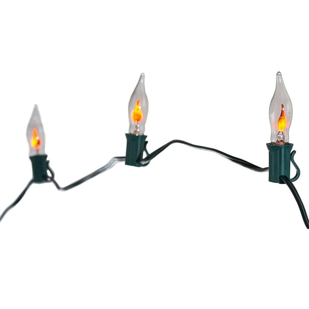 Kurt Adler UL 10-Light Flicker Flame Longer Light Set