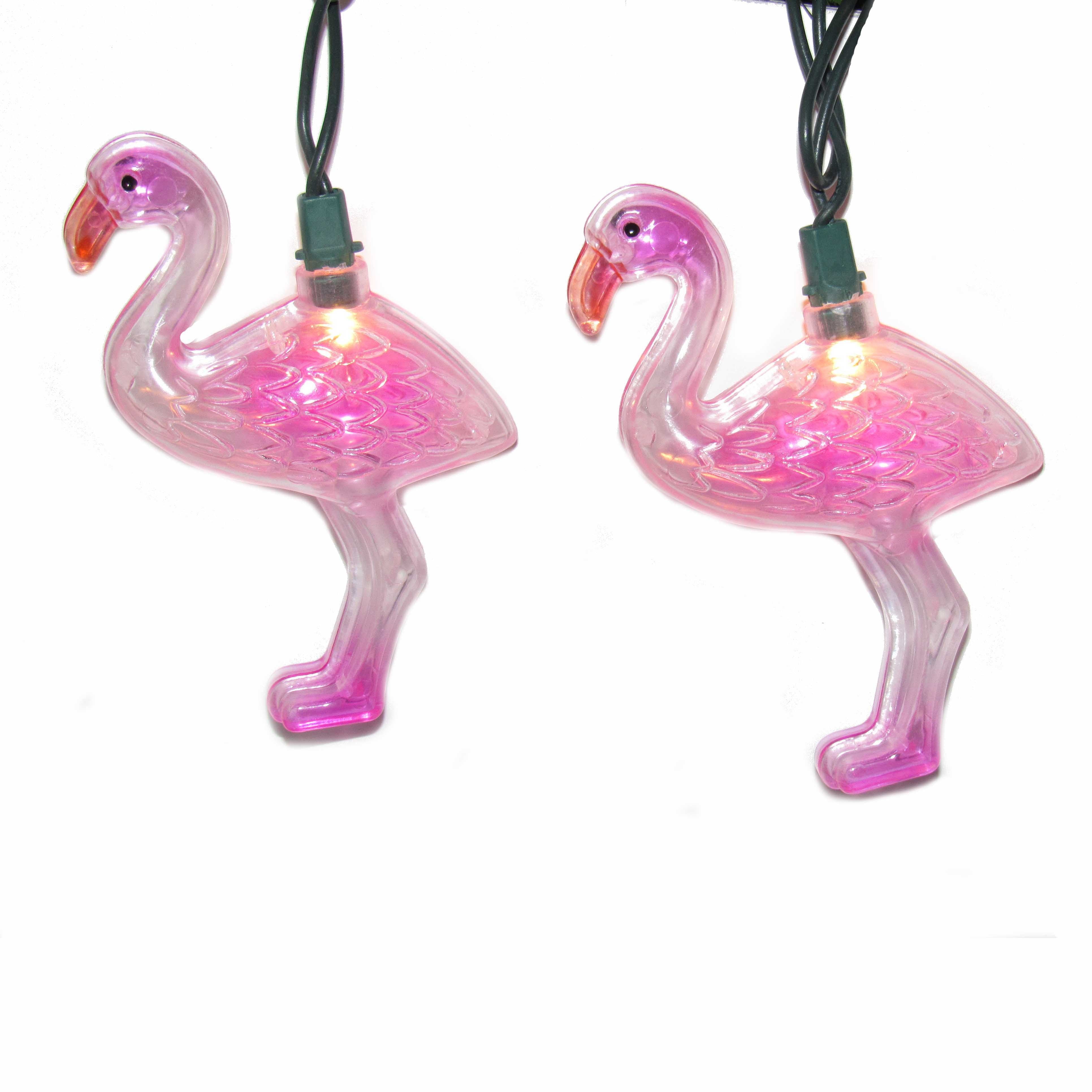 Kurt Adler 10-Light Flamingo Novelty Light Set