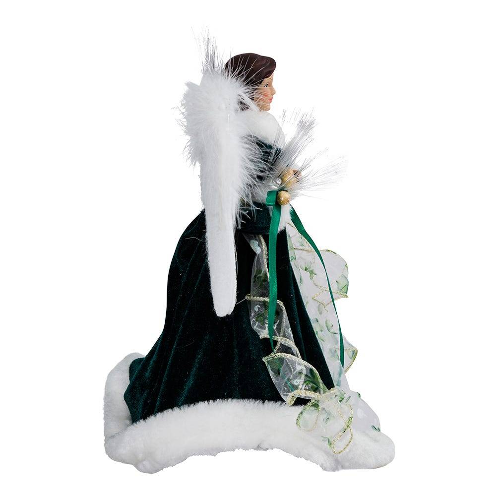 Kurt Adler 12-Inch Fiber Optic Irish Angel Treetop