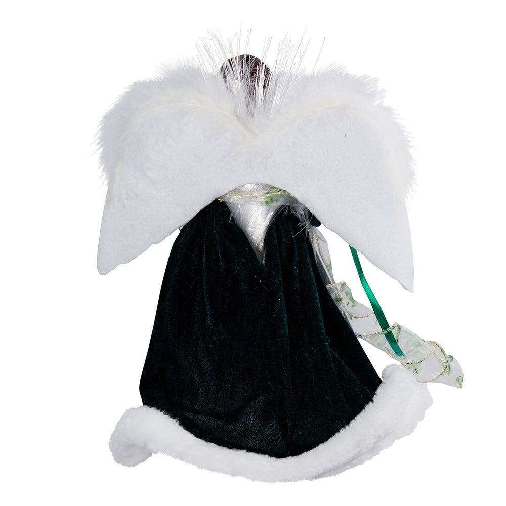 Kurt Adler 12-Inch Fiber Optic Irish Angel Treetop