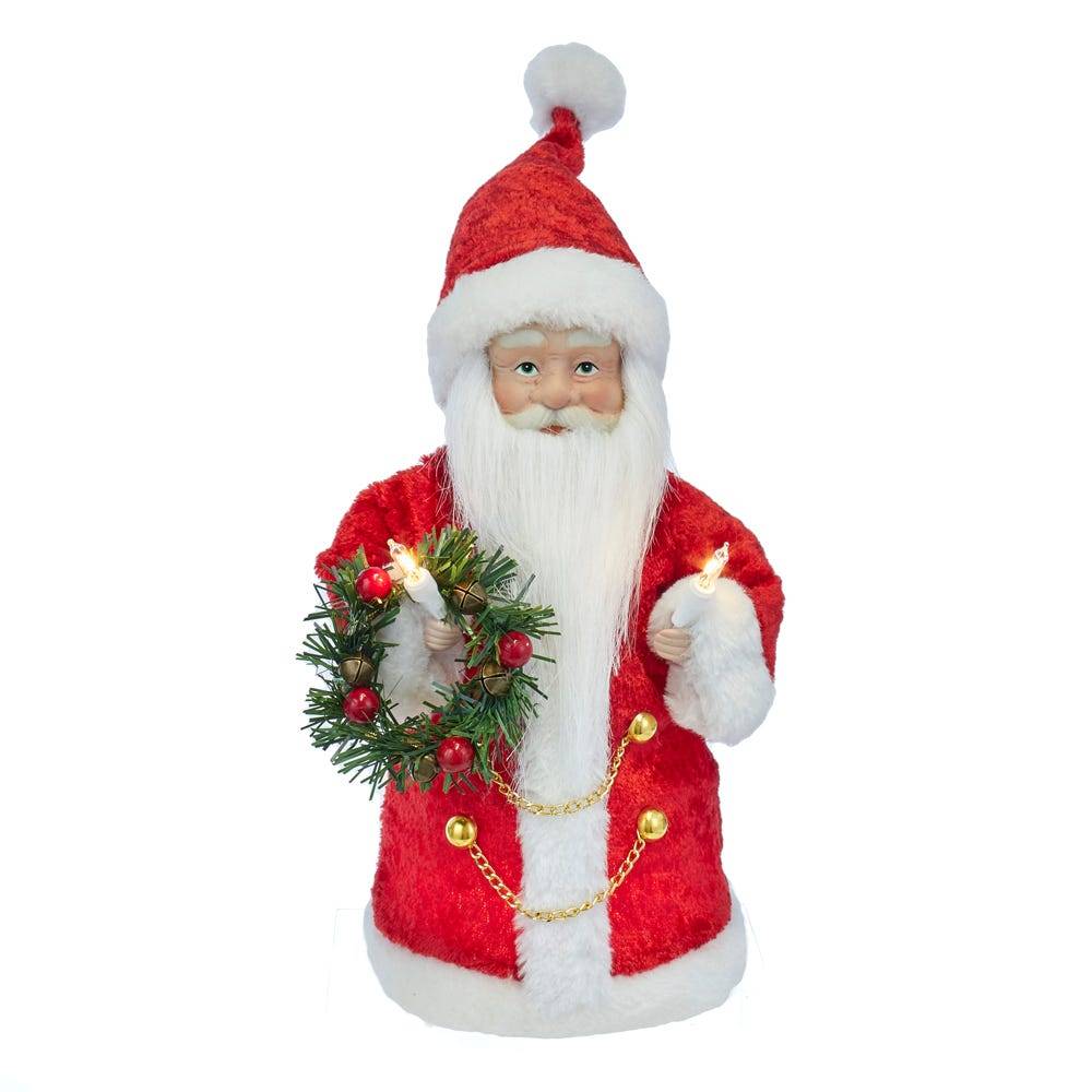 Kurt Adler 10-Inch UL 10-Light Santa Treetop